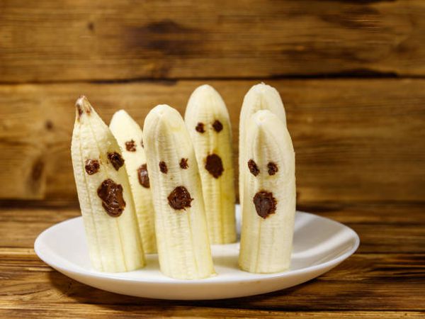 Halloween: plátanos fantasmas