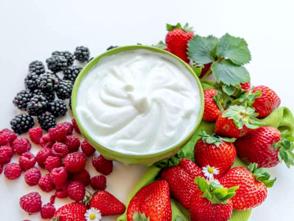 Yogur con frutas